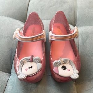 Mini Melissa Ultragirl Unicorn Mary Jane. Size 7.